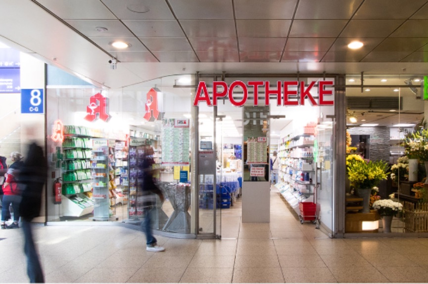 Leine Apotheke im Hauptbahnhof Hannover