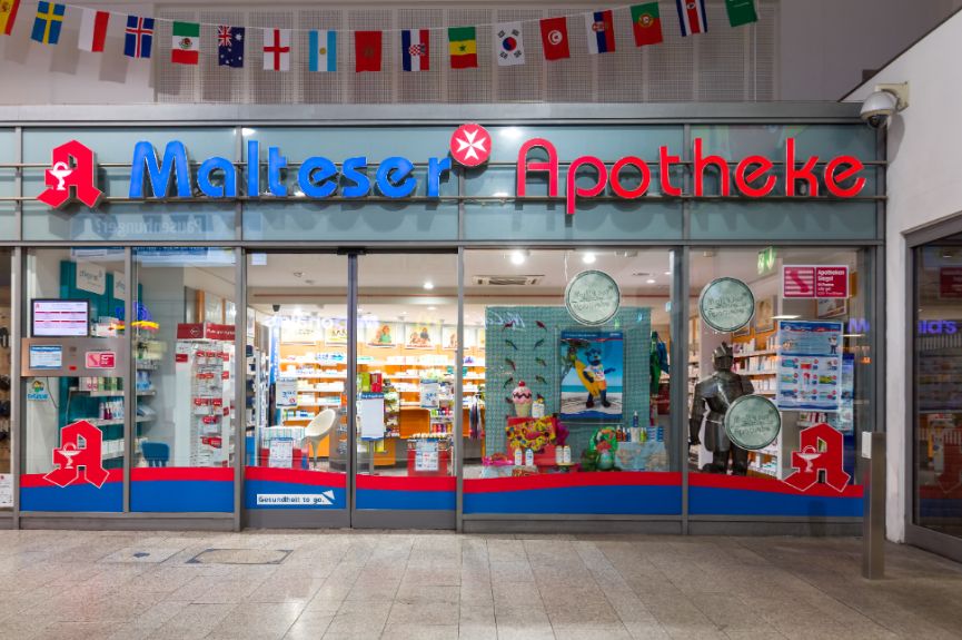 Kuchler Apotheke im Hauptbahnhof