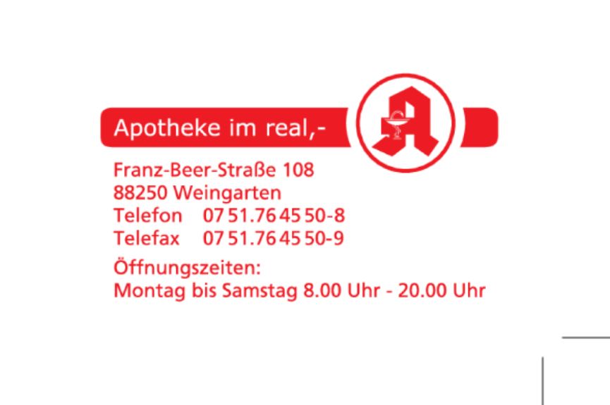 Apotheke im real,-