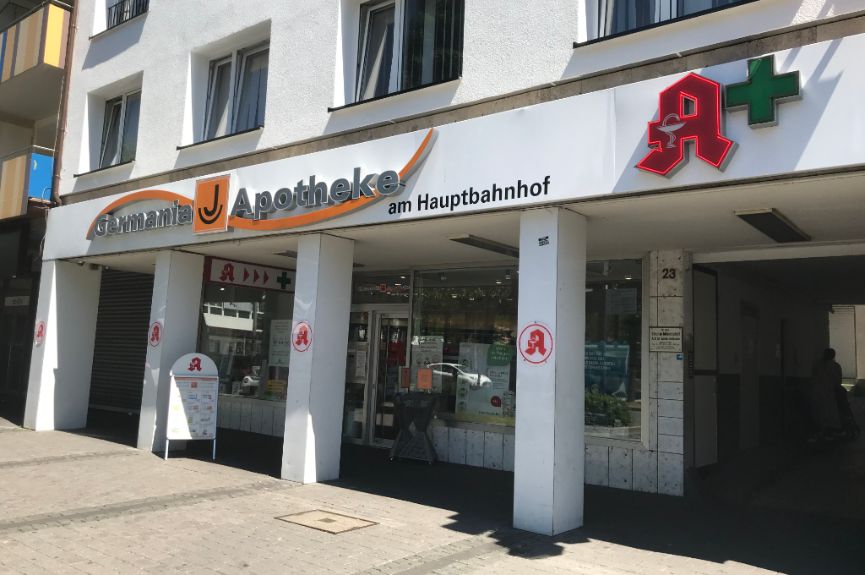 Germania J-Apotheke am Hauptbahnhof