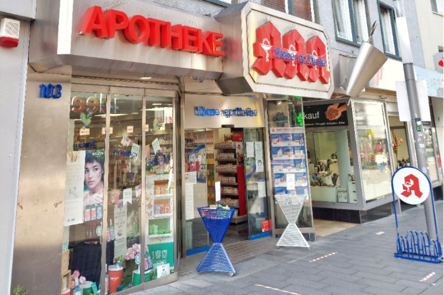 blaue apotheke Kortumstraße