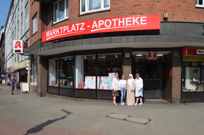 Marktplatz Apotheke Winterhude