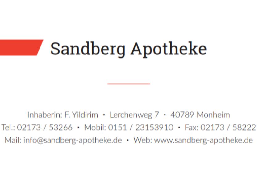 Sandberg Apotheke Monheim