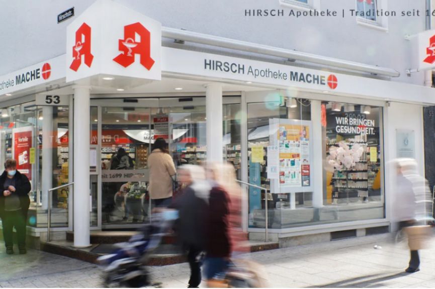 Hirsch Apotheke MACHE Reutlingen