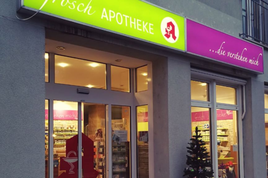 frosch APOTHEKE in der Münchener Straße