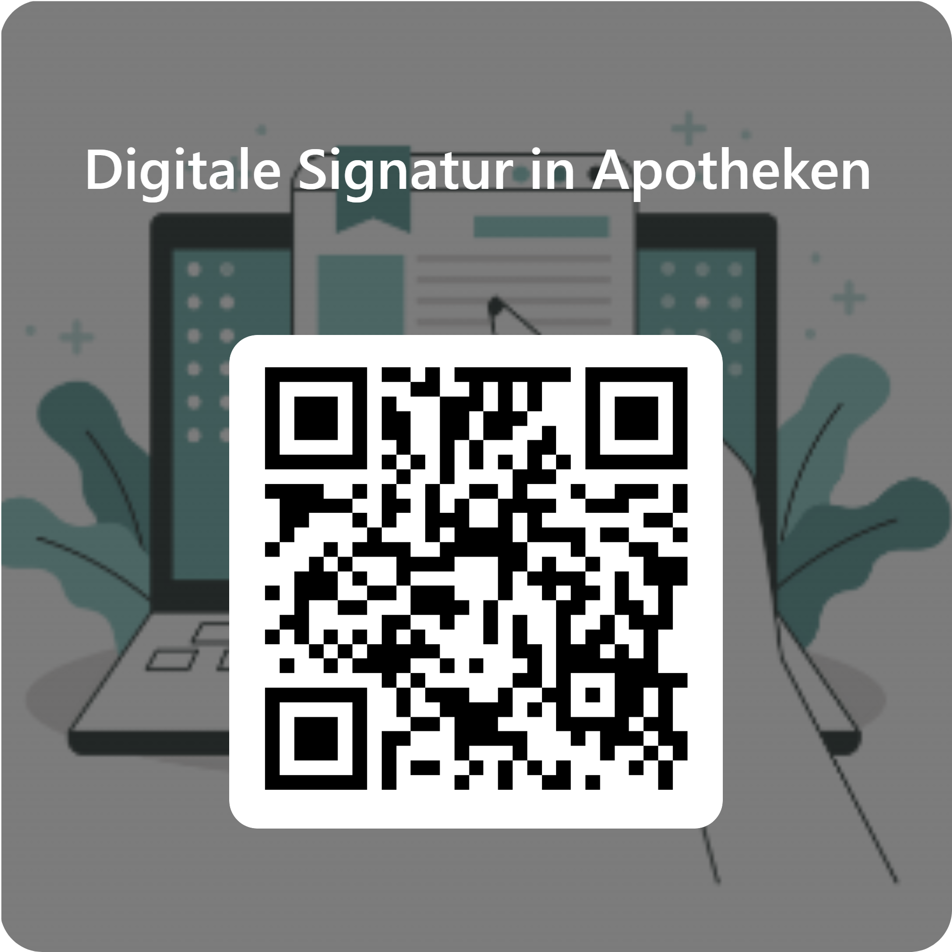 QRCode für Digitale Signatur in Apotheken